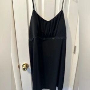 NWOT Lane Bryant 22/24 Black Dress Sequined Waist